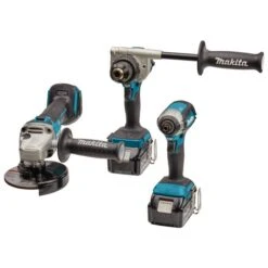 Makita DLX3155TJ 18 V Combiset Boren, (slag)schroeven En Slijpen -Gereedschapswinkel dlx3155tj c2r0 s102 1