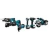 Makita DLX6038T 18 V Combiset Voor Divers Zaag-, Boor- En (slag)schroefwerk