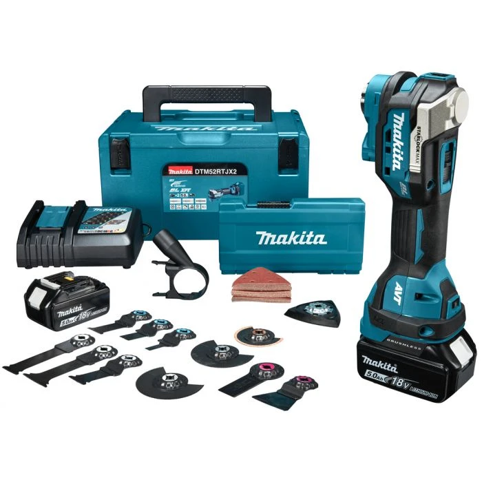 Makita DTM52RTJX2 18 V Multitool 4 Makita DTM52RTJX2 18 V Multitool - Afbeelding 4
