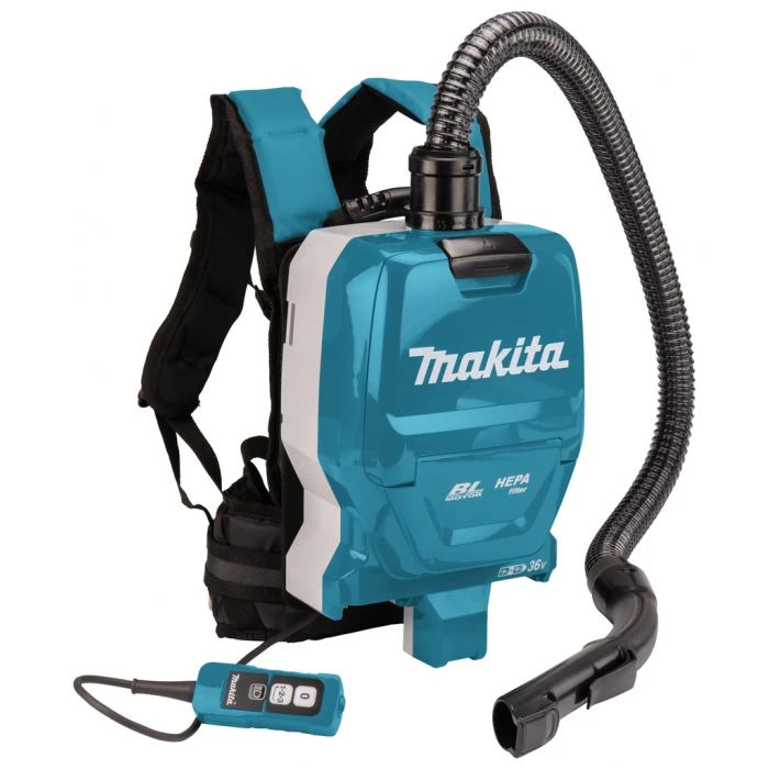 Makita DVC261ZX22 2x18 V Rugstofzuiger Voor Schoonmaak 2 Makita DVC261ZX22 2x18 V Rugstofzuiger Voor Schoonmaak - Afbeelding 2