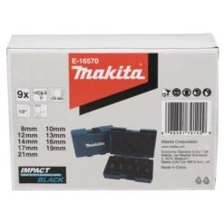 Makita E-16570 Krachtdoppenset 9-delig -Gereedschapswinkel e 16570 c1n1