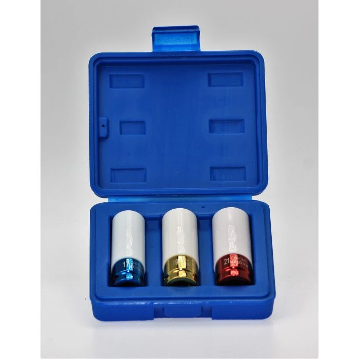 Makita Stahlkaiser Krachtdoppen-velgendoppen Set 3-dlg 1 Makita Stahlkaiser Krachtdoppen-velgendoppen Set 3-dlg