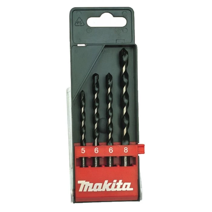 Makita P-10182 Borenset "beton" 4-delig 1 Makita P-10182 Borenset "beton" 4-delig