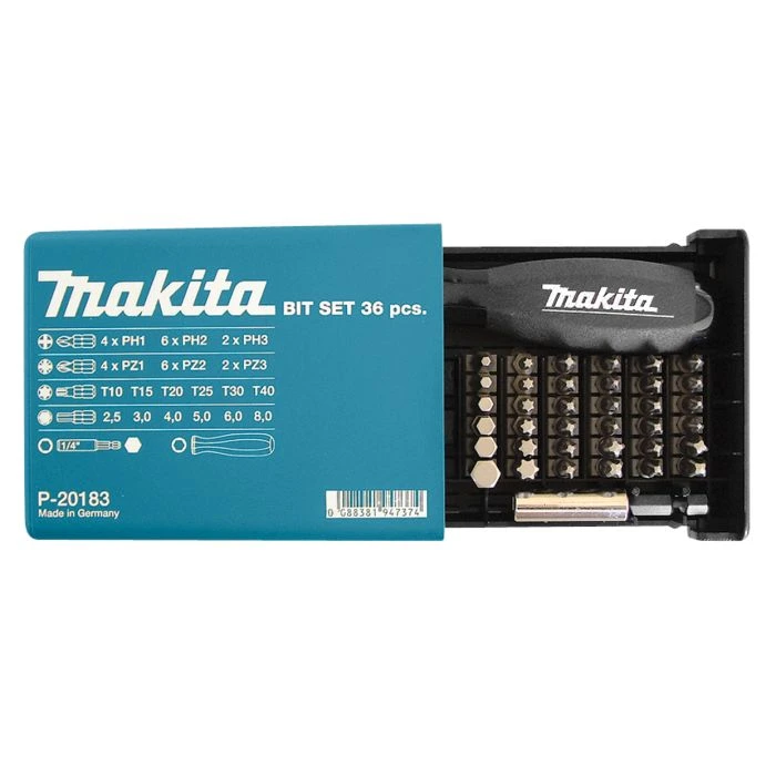 Makita P-20183 Schroefbitset 38-delig 3 Makita P-20183 Schroefbitset 38-delig - Afbeelding 3