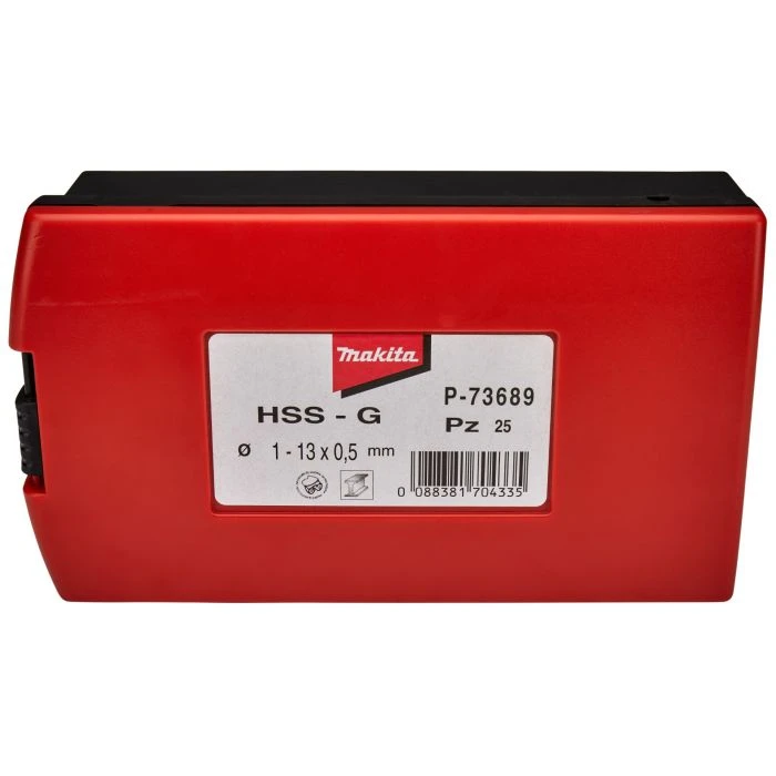 Makita P-73689 Metaalborenset 25-delig 9 Makita P-73689 Metaalborenset 25-delig - Afbeelding 9