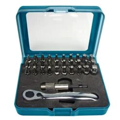 Makita P-79790 Schroefbitset 32-delig Ratel 5 Makita P-79790 Schroefbitset 32-delig Ratel -Gereedschapswinkel p 79790