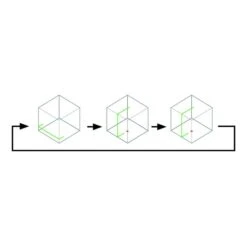 Makita SK10GDZ 12 V Max Kruislijnlaser Groen -Gereedschapswinkel sk10gd m 001